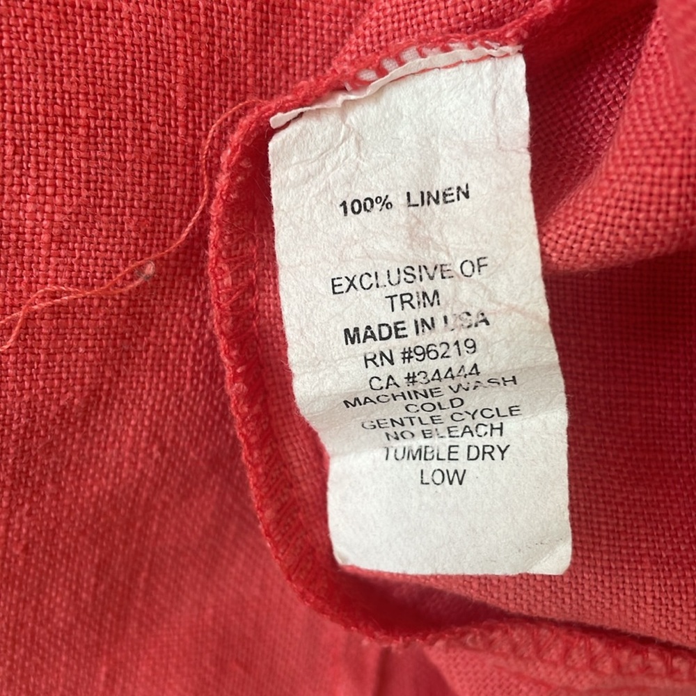 Willow size small/m linen blouse/ summer jacket - Picture 8 of 8